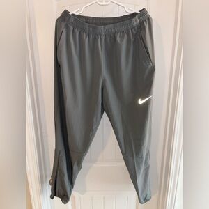 Gray jogger sweatpants